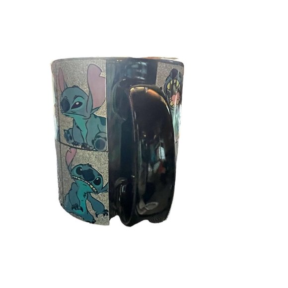 Silver Buffalo Disney Lilo & Stitch Stitch Glitter Ceramic Coffee Mug, 20 Ounces - Picture 6 of 8